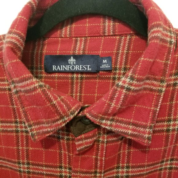 Rainforest Men's Flannel Shirt - Picture 8 of 10